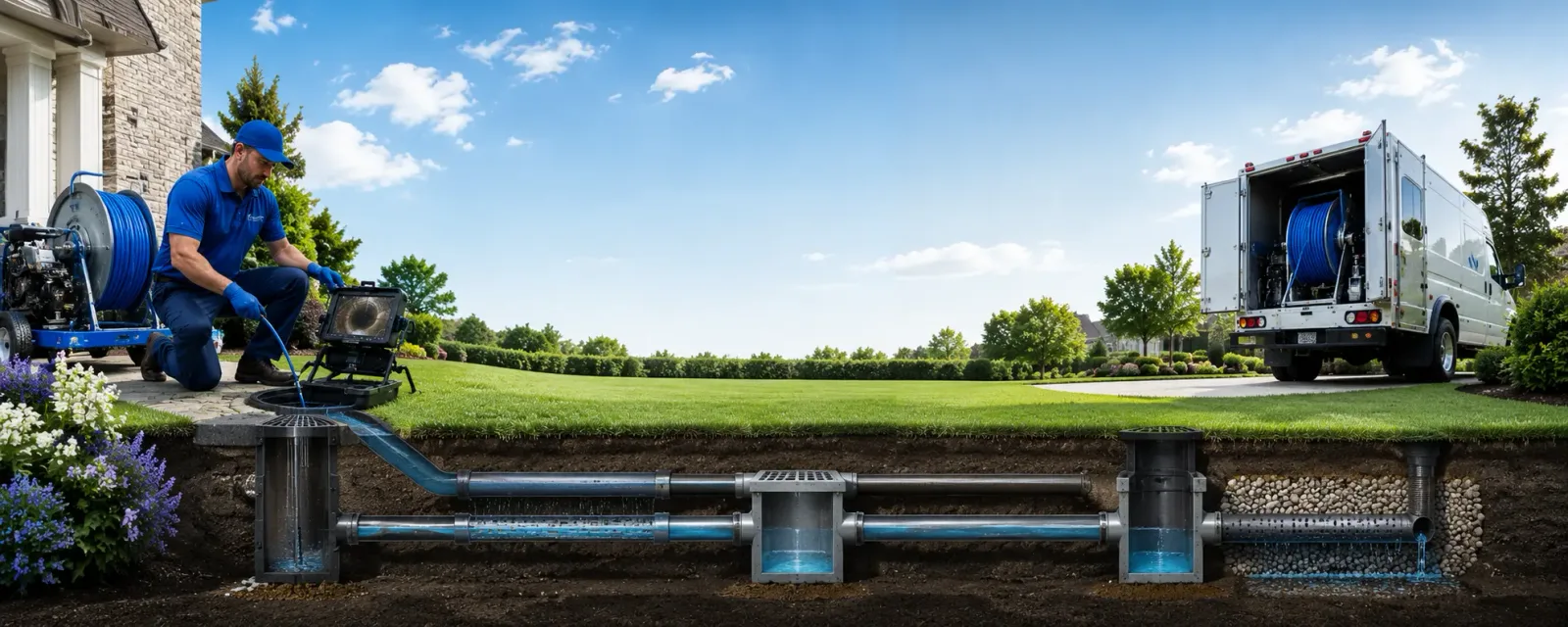Outdoor drain cleaning information for Huntington, UT